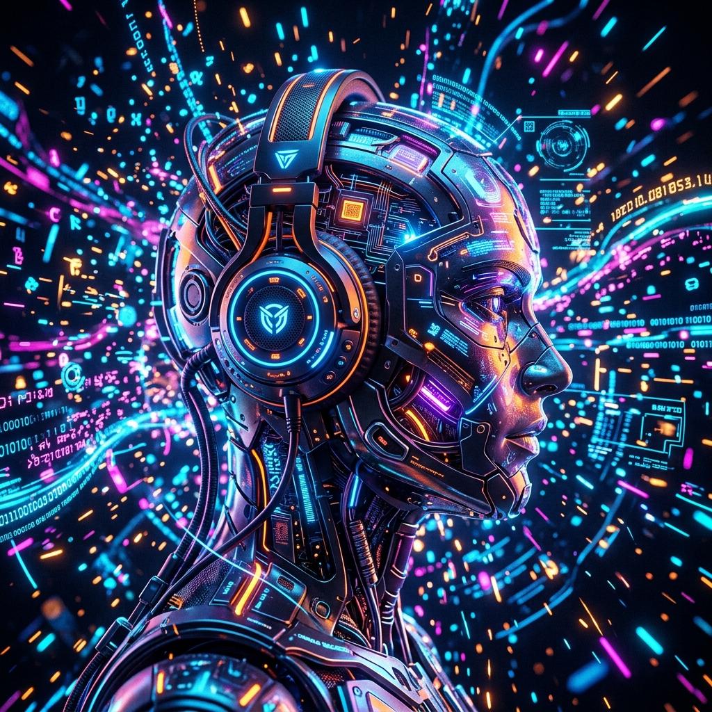 AI Cybernetic Head